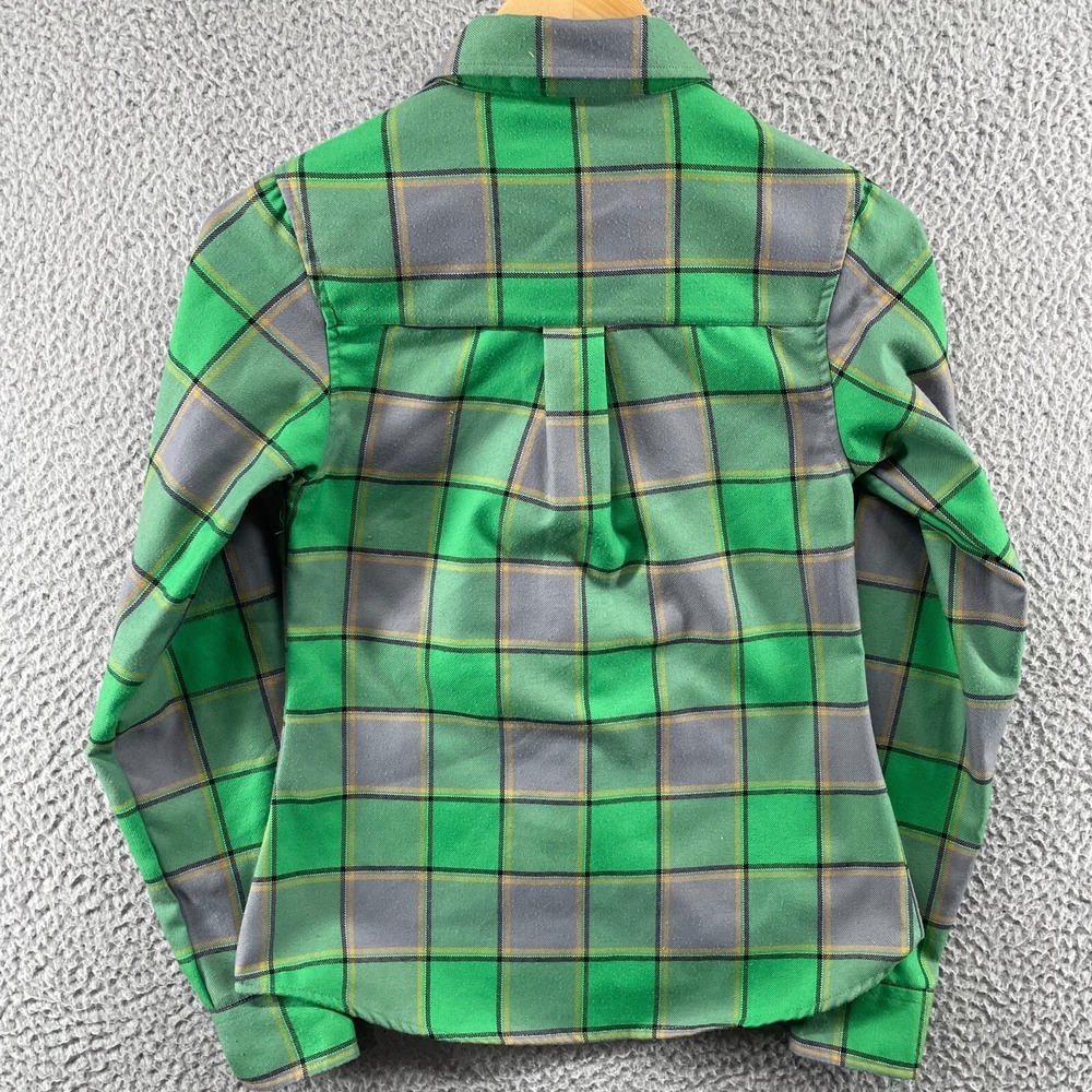 Dixxon Flannel Company Shirt Womens S Plaid Green Gray The Auld Pub Long Sleeve - Picture 9 of 15